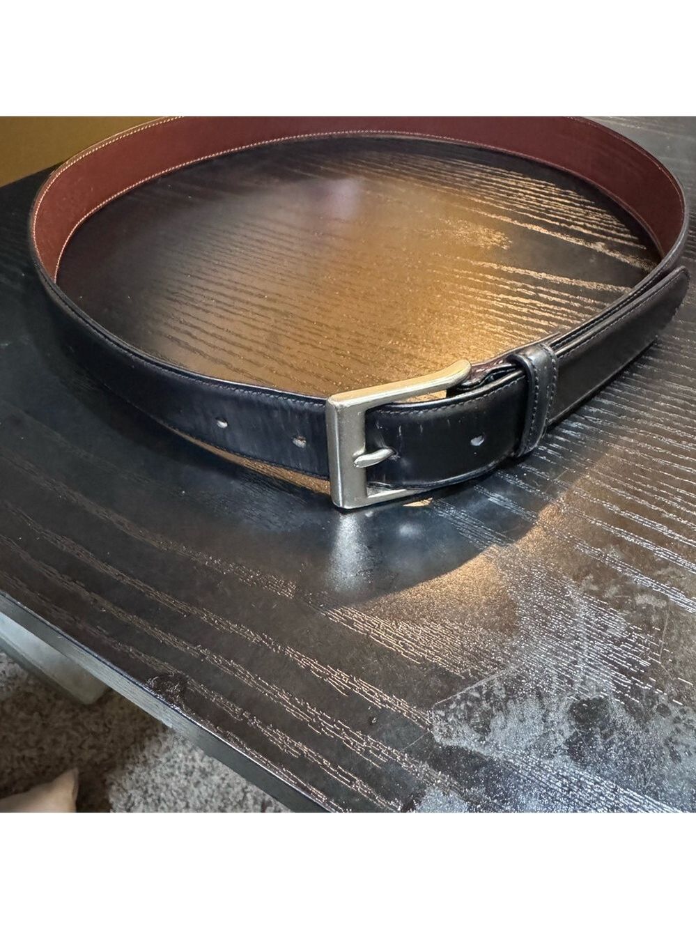 Coach Leather Dress Belt Men’s-34